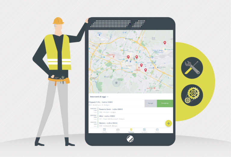 Interventi Tecnici e invio Rapportini da App. Con Tech Away semplifichi gli interventi di assistenza