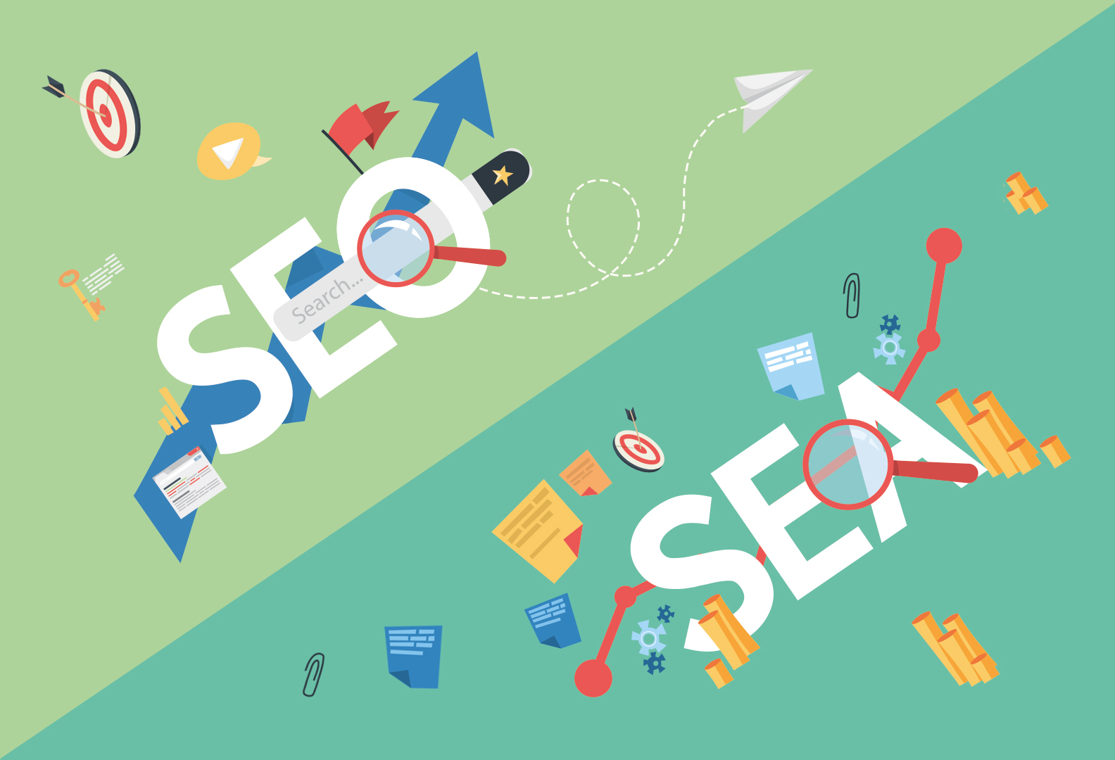 Cosa significa SEA? Qual è la differenza tra SEO e SEA? Come posizionarsi sui motori di ricerca? Hai bisogno una strategia di Digital Marketing? Contattaci subito!