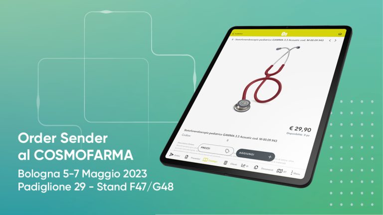 app informatori scientifici cosmofarma order sender