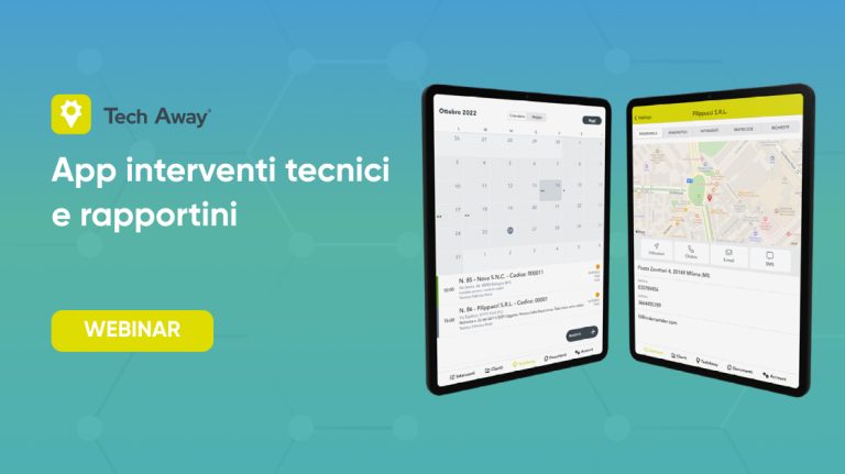 tech away assistenza tecnica e rapportini in mobilità cosmobile